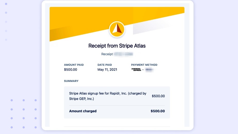 Stripe Atlas is not only adept at business incorporation but also stands out for its extensive library of integrations.