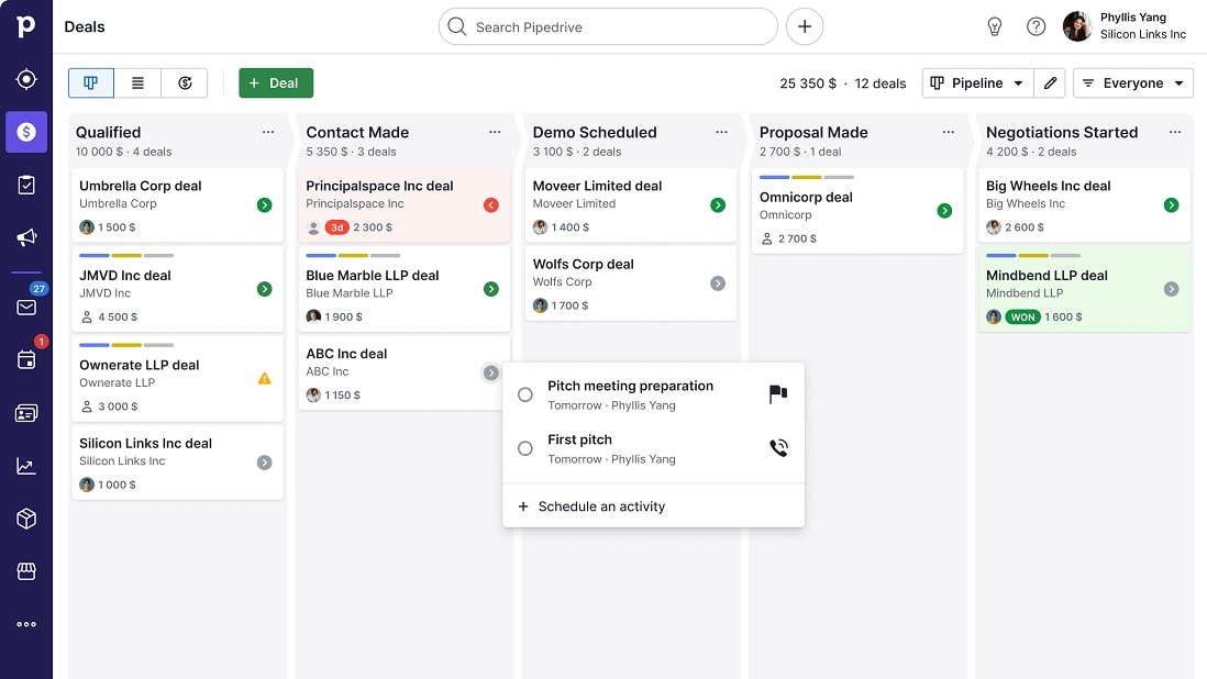 For instance, Pipedrive might enable a sales team to craft custom CRM fields to generate unique reports tailored to specific decisions. 