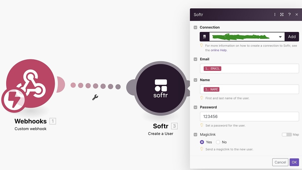 Softr's advantage in this department is particularly evident in its ability to seamlessly integrate with various data sources, such as Airtable and Google Sheets. 