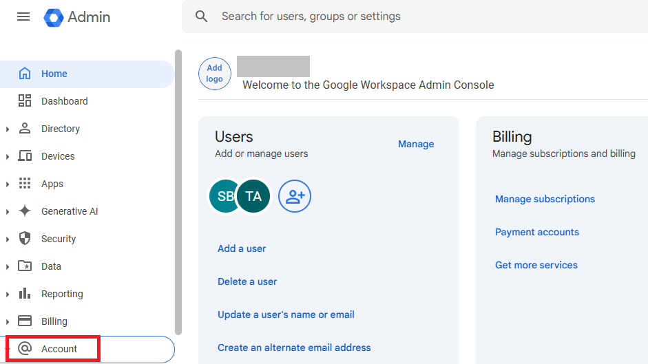 Have complete control over your Google Workspace account