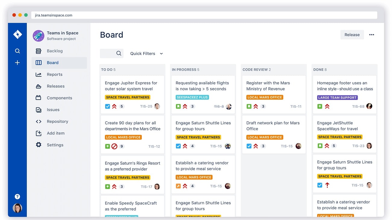 Jira provides an array of features tailor-made for agile project management, such as sprint planning, backlog management, and agile boards.