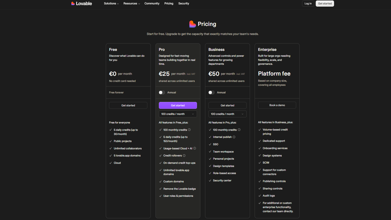 Clear pricing for every stage of growth
