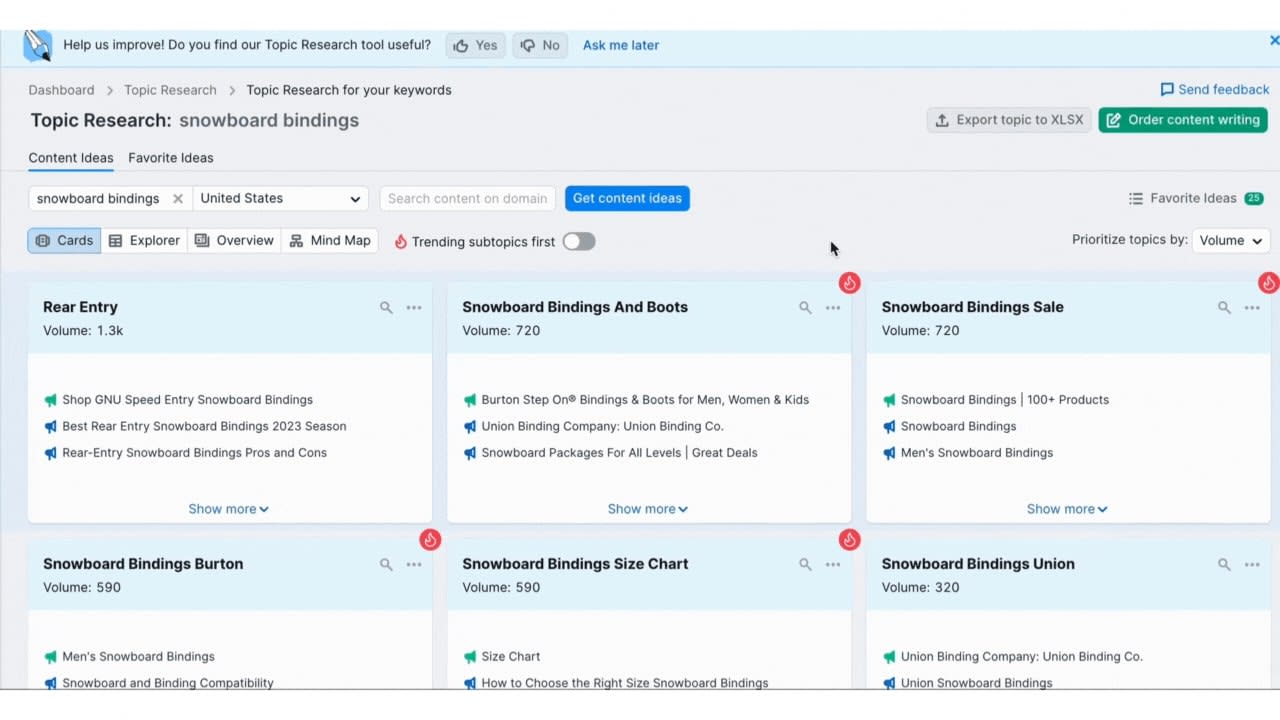 Semrush's Topic Research, Generating Related Ideas and Helping in Your Content Brainstorming