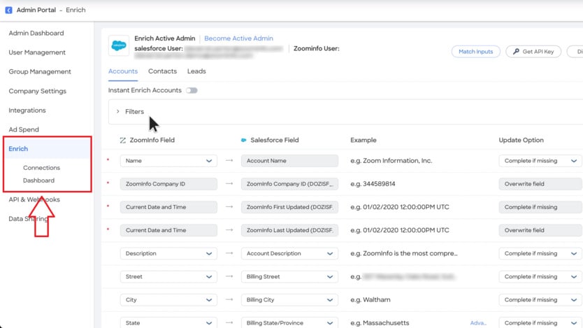 ZoomInfo is very easy to use with its intuitive backoffice
