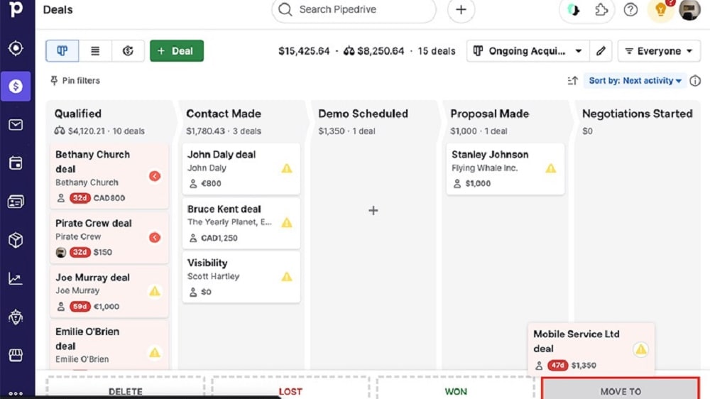 Pipedrive empowers users to craft a unique sales process for each prospect, resulting in more intimate and tailored communication, which can significantly impact conversion rates and relationship building.