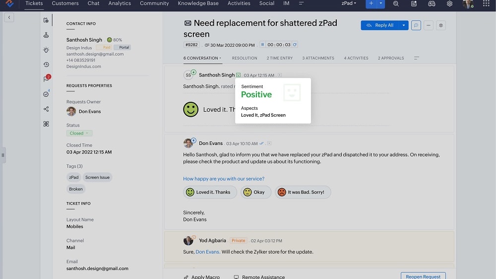Zoho, on the other hand, fosters efficient teamwork through an array of features. 