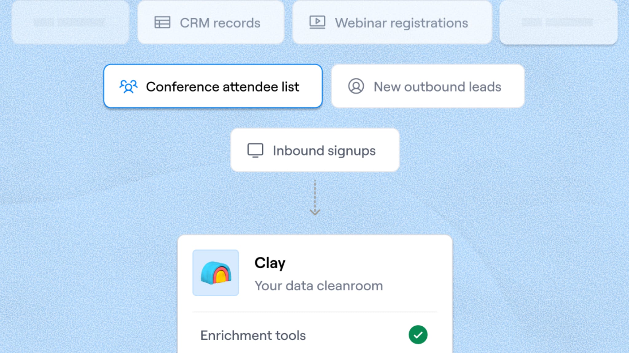 Clay cleans and enriches your data effortlessly