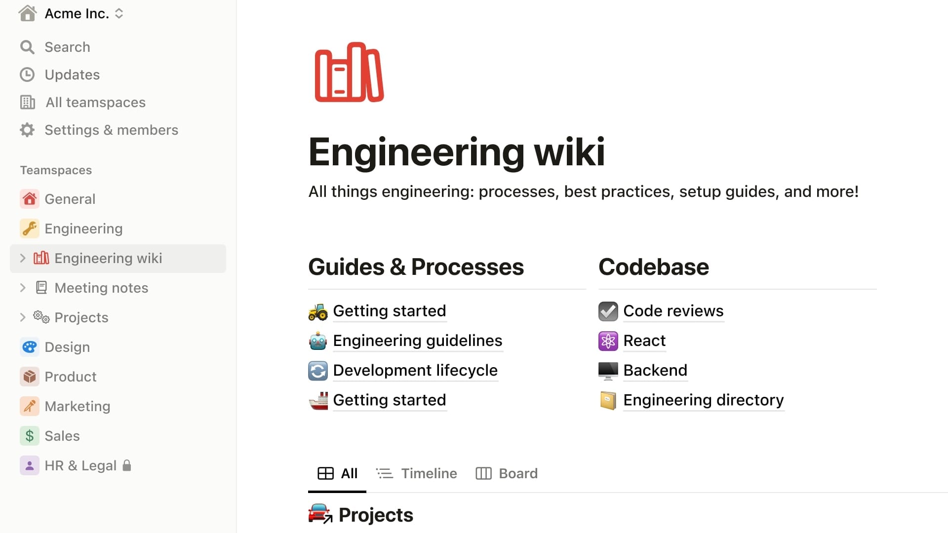 Notion's Customizable Workspace with a Sidebar for Easy Navigation