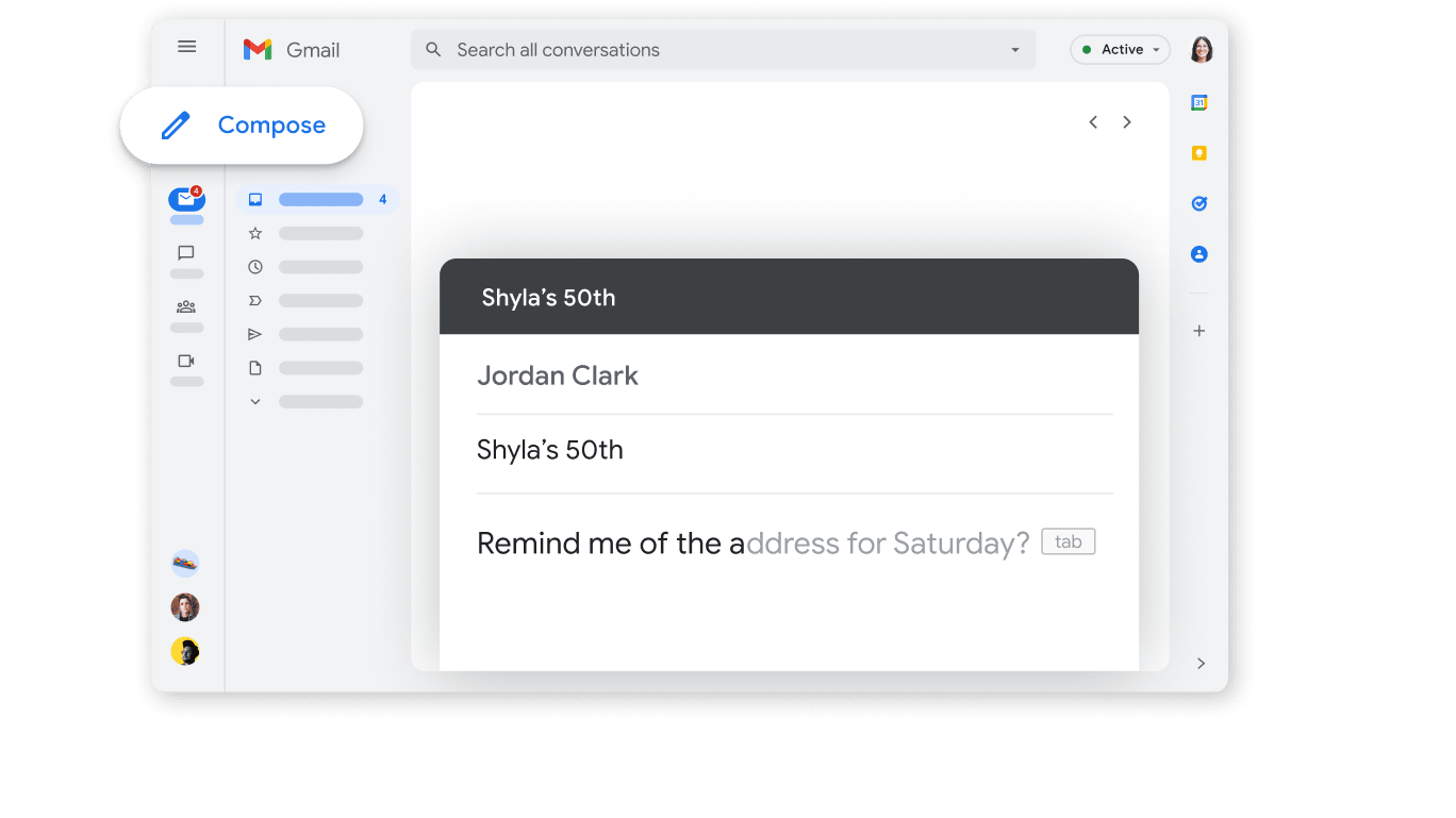 Start sending emails in seconds with Gmail