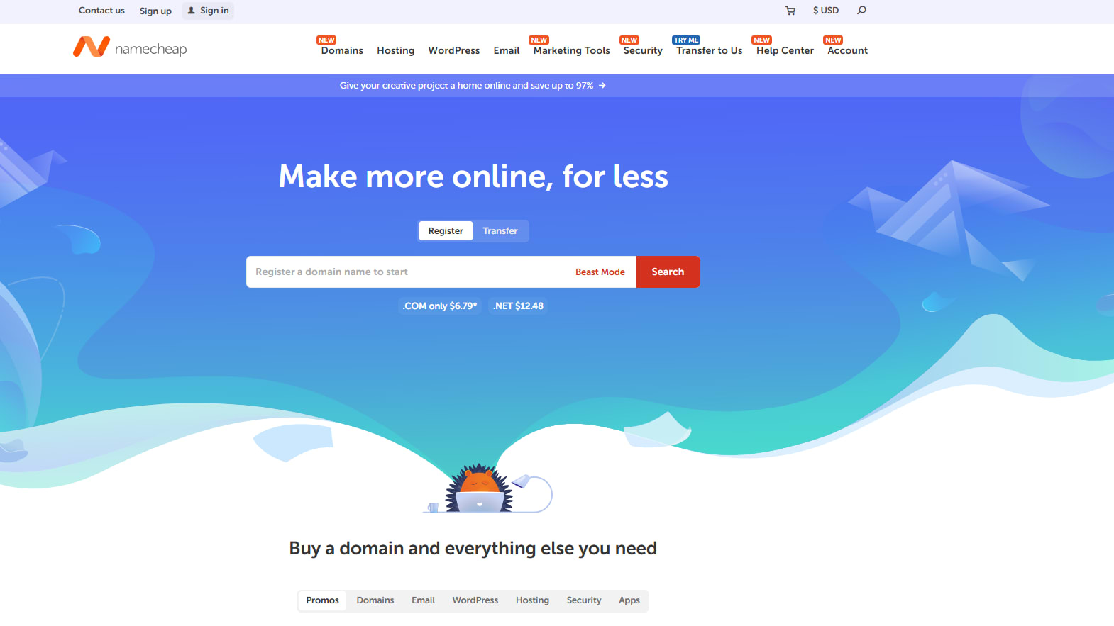 Namecheap's all-in-one ecosystem