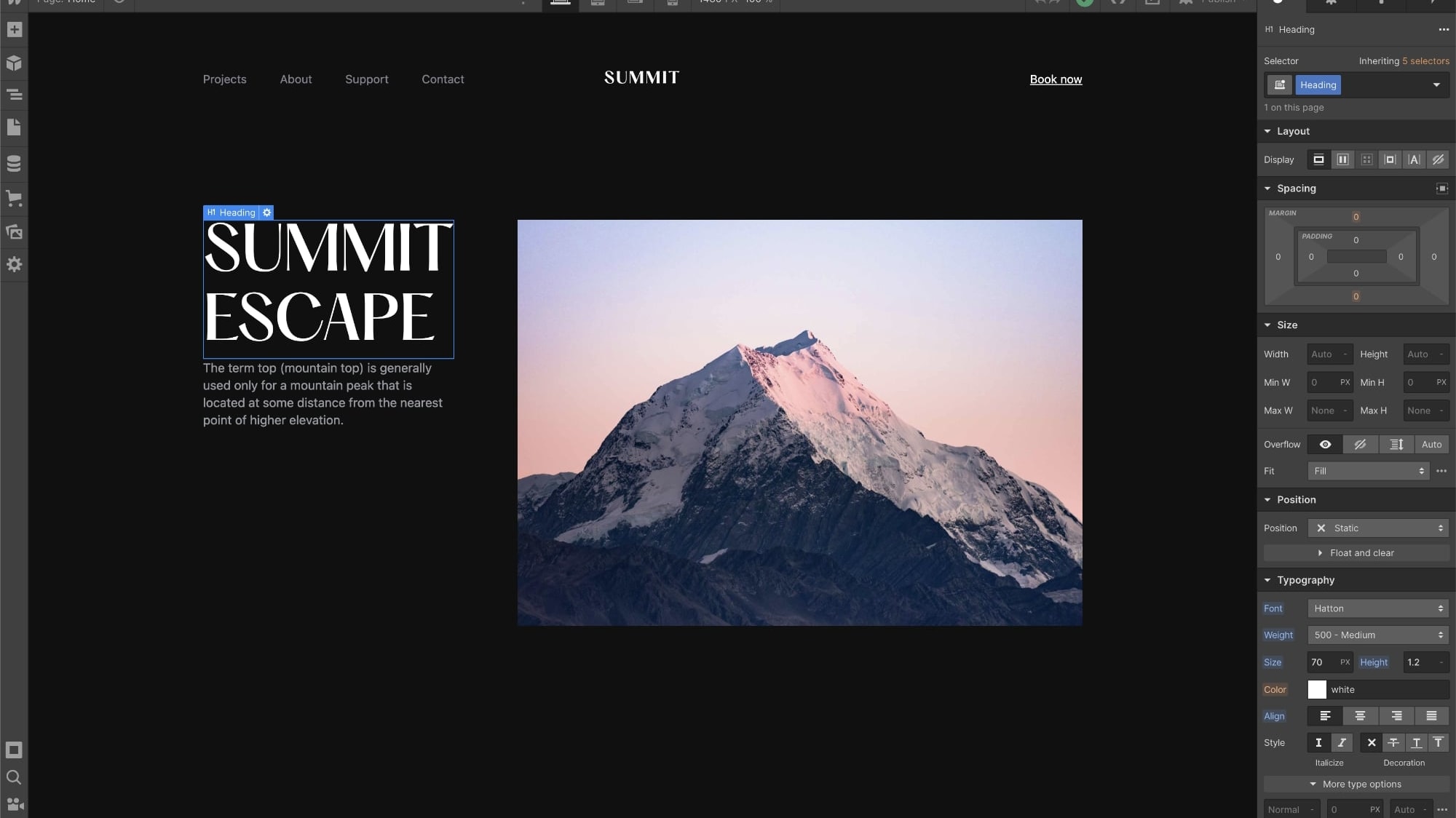 Webflow's No-Code Website Builder (HTML5, CSS3 and JavaScript)