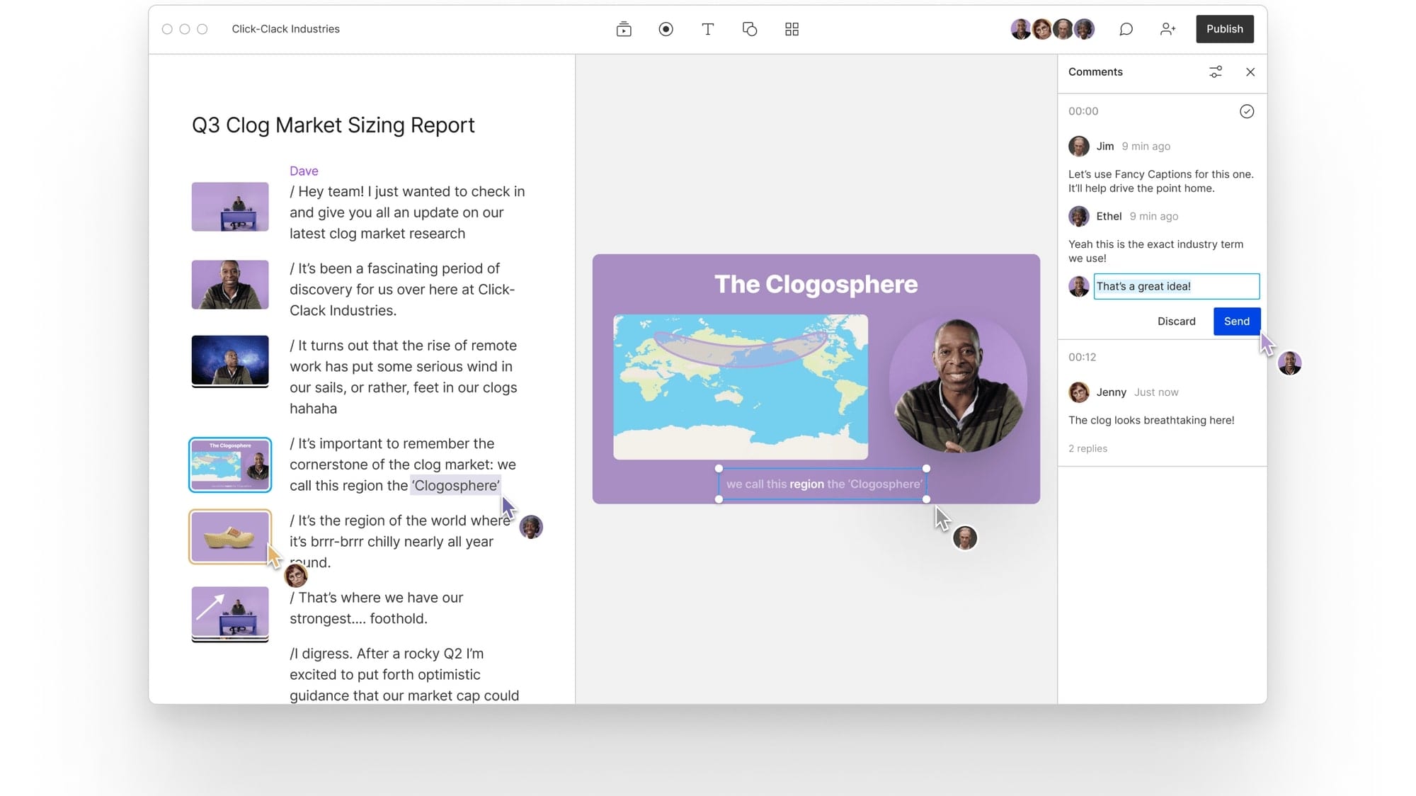 Descript Allows for Teams to Communicate Through Tracking and Comments