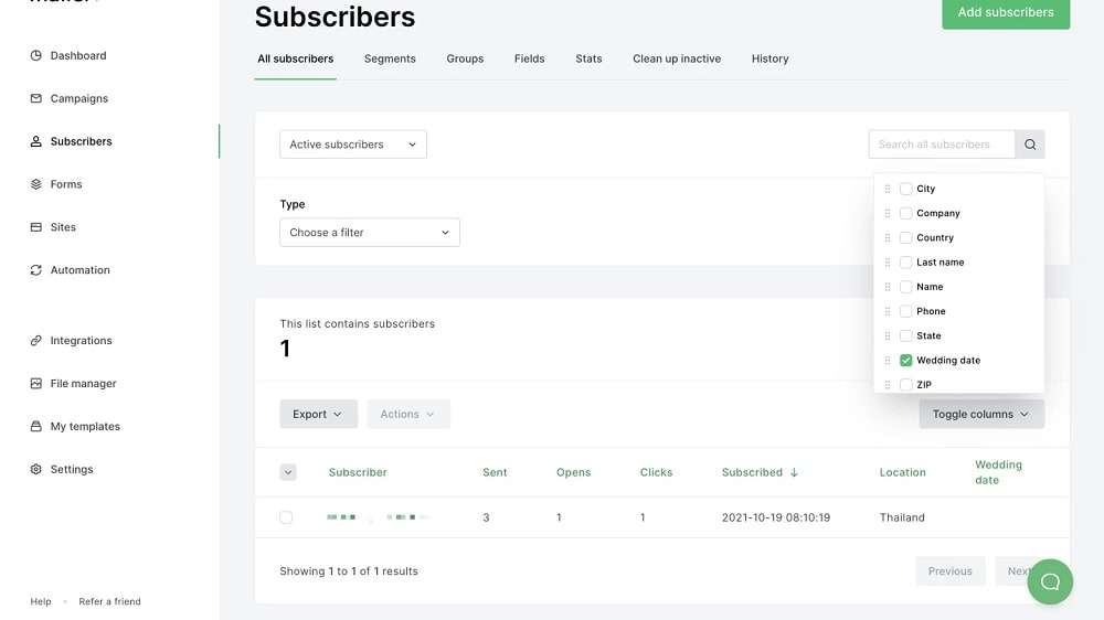  MailerLite distinguishes itself with highly customizable forms that align seamlessly with your brand's identity and values.