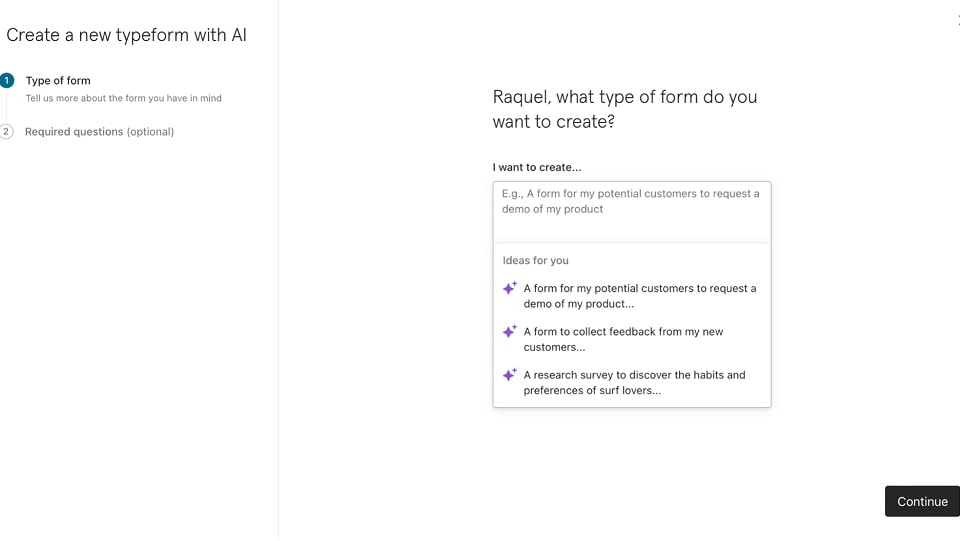 Typeform's chatbot functionality allows for personalized interactions and dynamic responses based on user inputs, enhancing user engagement and satisfaction. 