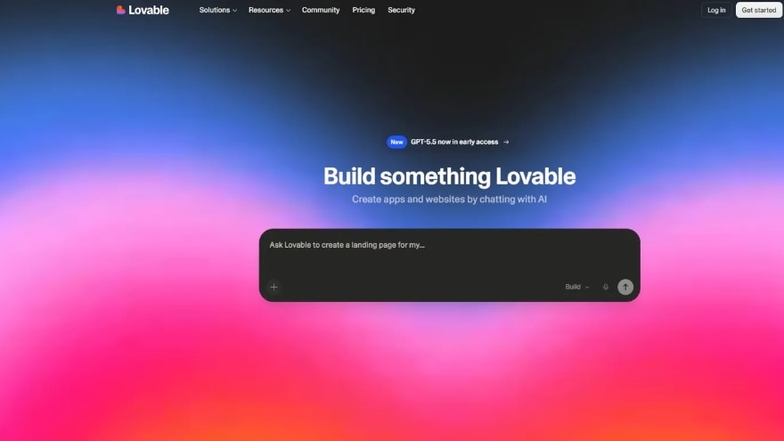 Build full-stack apps by chatting with Lovable's AI