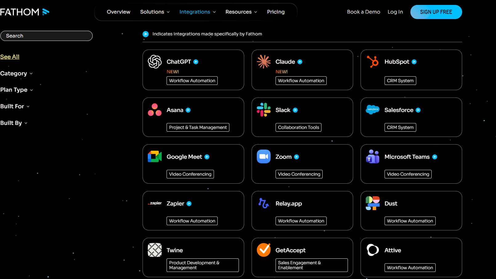 Turn meeting insights into CRM-ready data across your stack on Fathom
