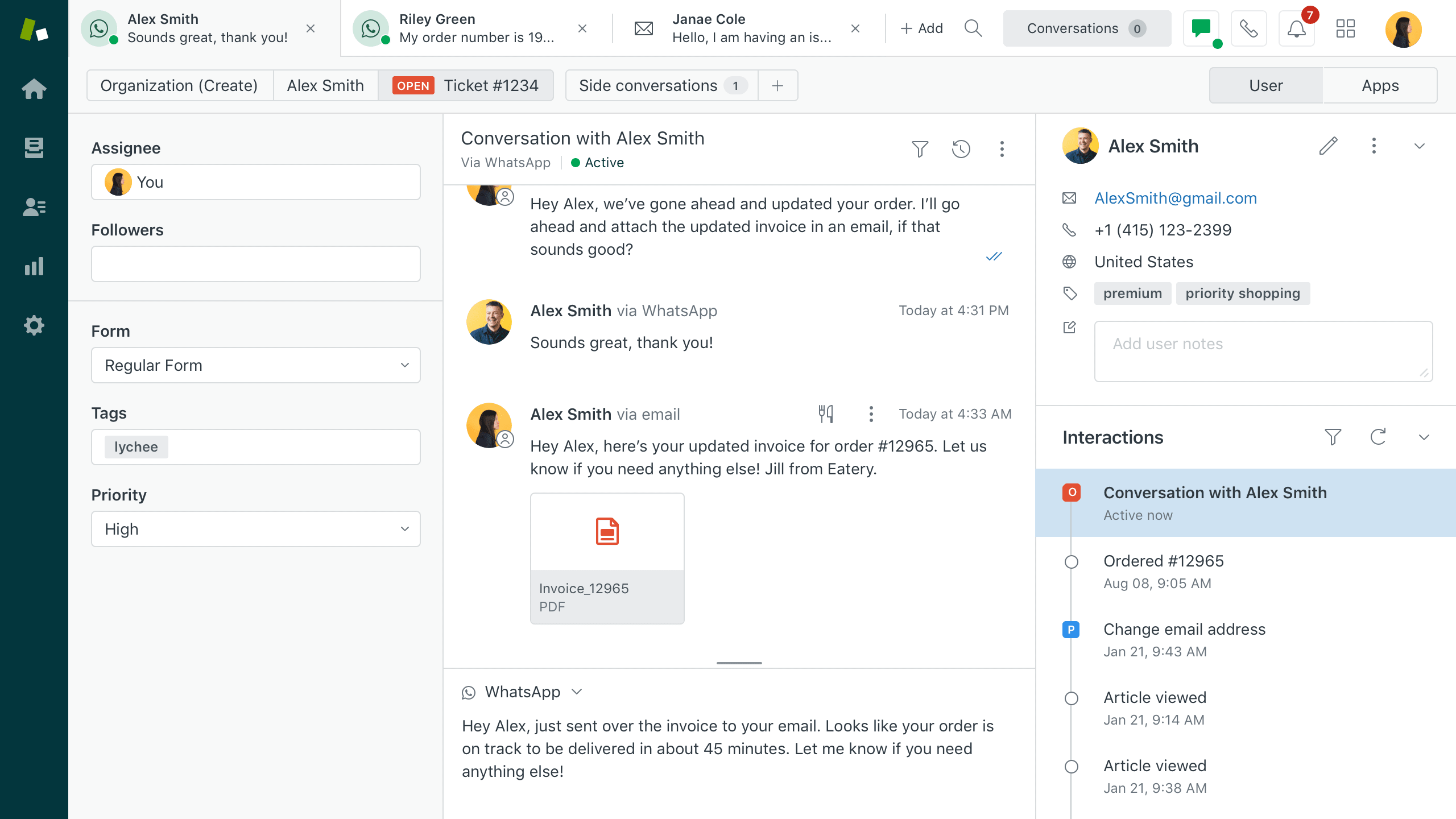 pipedrive chat dashboard