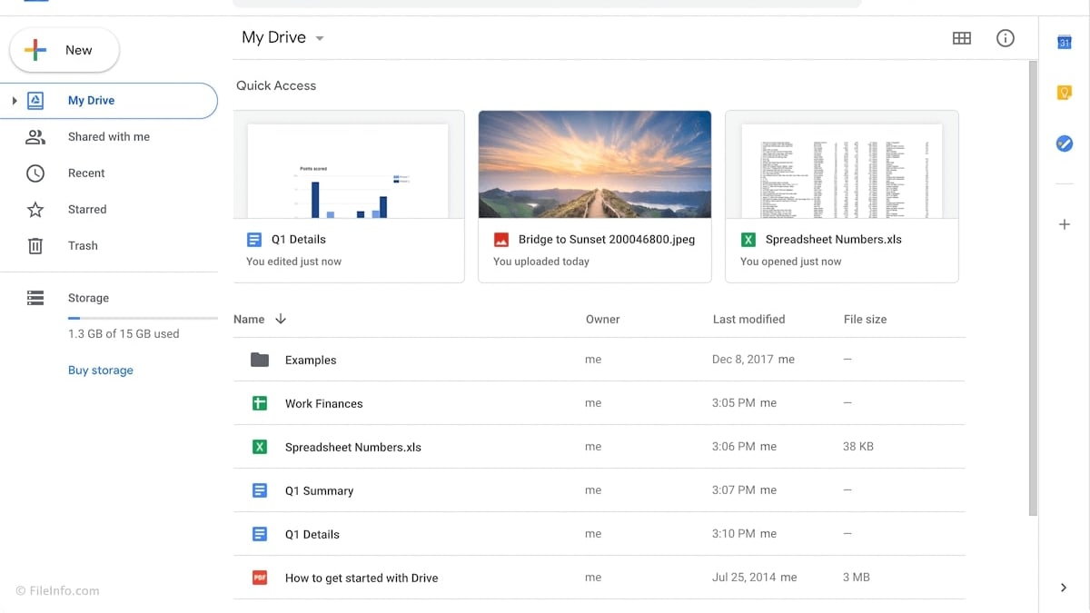 Google Drive's Dashboard, Showing Easy Access to Your Files and Shared Workspaces