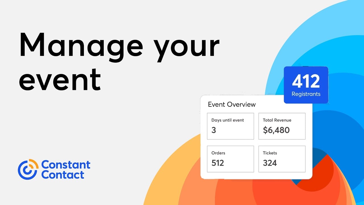 Manage your event with Constant Contact