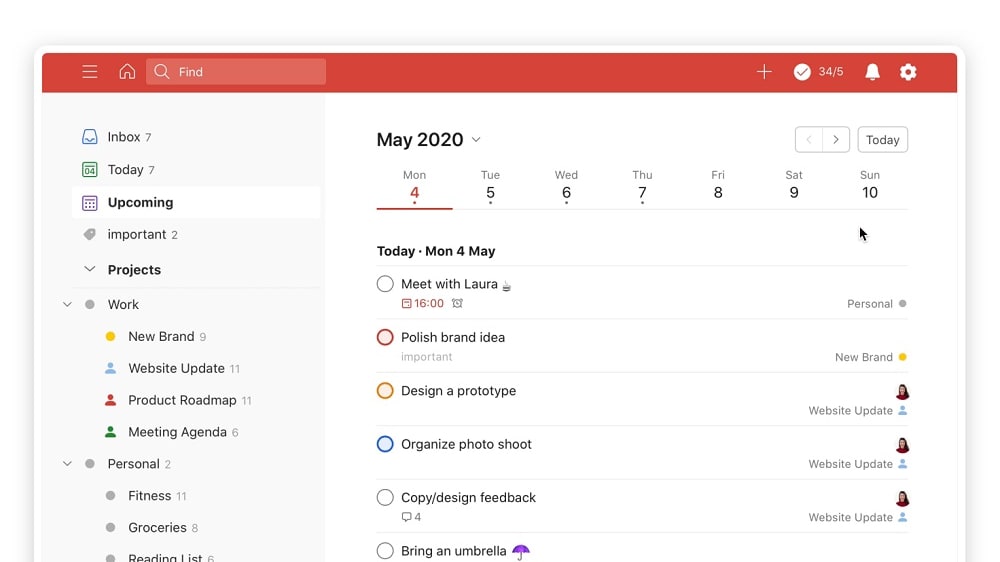 Todoist's robust scheduling tools offer a superior solution for users seeking more sophisticated task management and deadline tracking functionalities.