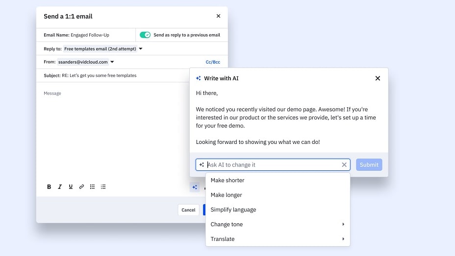 ActiveCampaign's AI-driven sales forecasting leverages advanced algorithms to analyze a wide range of factors, including customer behavior, historical data, and various hypothetical scenarios.