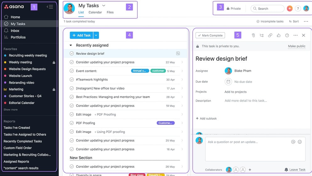 Asana's timeline view is a standout feature, allowing users to create visual representations of project schedules. 