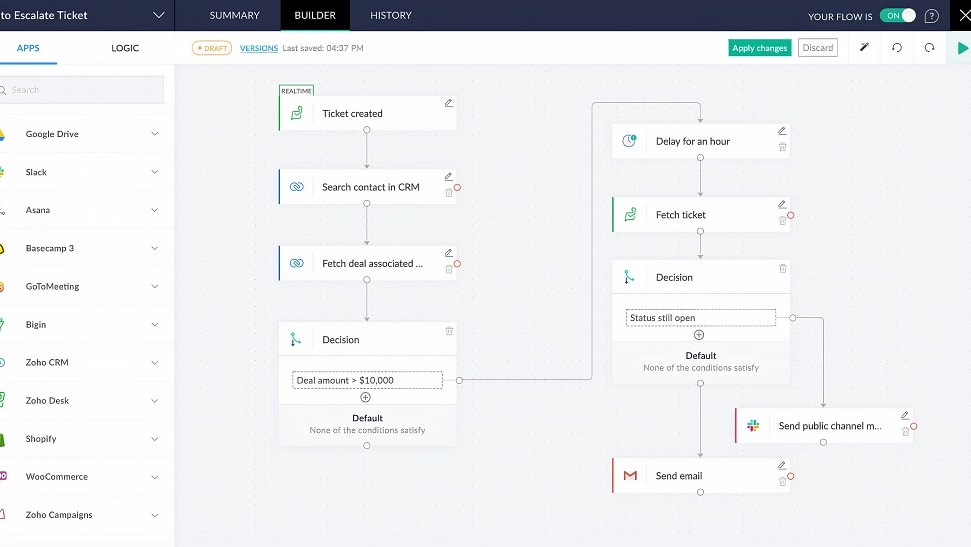 With Zoho, businesses can automate sales processes, lead management, customer support, and even HR workflows, streamlining operations and boosting productivity across departments.