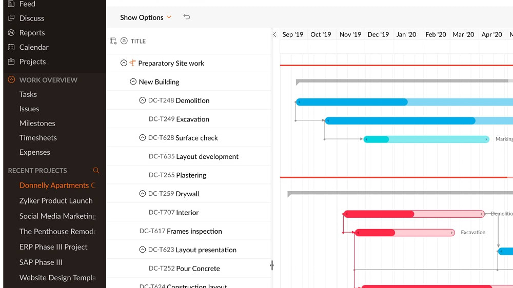 Its platform allows users to securely store all project documents in one central location.