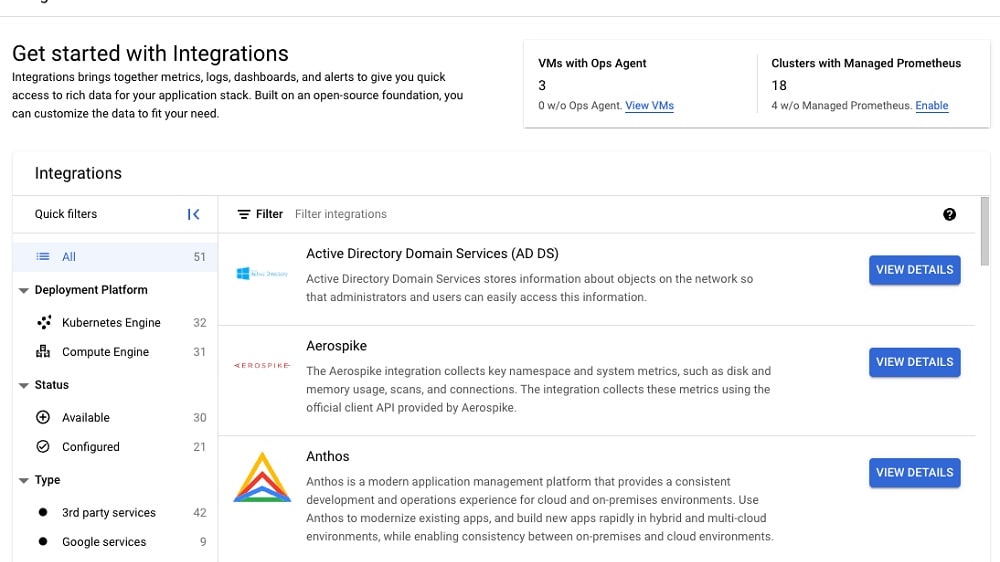 Google Cloud easily integrates with open-source tools, web development software, and supports numerous programming languages such as Java, Python, PHP, Node.js, and more, making it adaptable to diverse development needs.