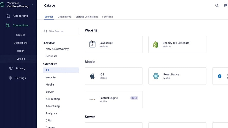 Segment's strength lies in its ability to streamline the process of collecting, organizing, and routing customer data, making it a valuable tool for businesses seeking a straightforward data infrastructure solution. 