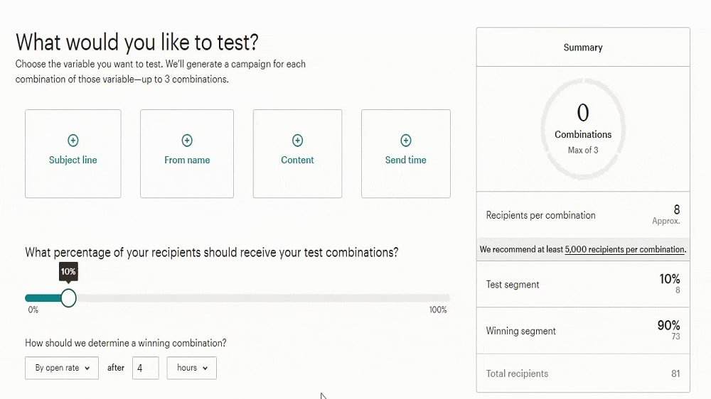 This feature provides specific recommendations, such as optimal send times and subject line suggestions, based on data-driven insights.