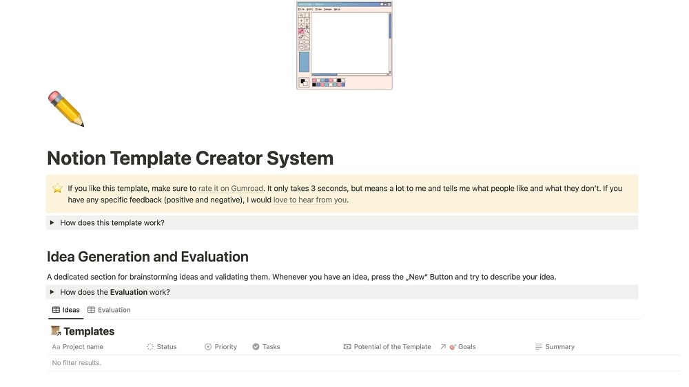 Notion elevates the experience by offering users the capability to craft their own custom templates, tailored precisely to their distinctive requirements.