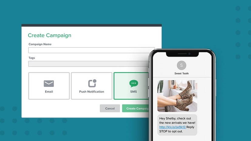 With Klaviyo, businesses gain the advantage of reaching customers through text messages, significantly expanding their reach and engagement strategies beyond traditional email campaigns