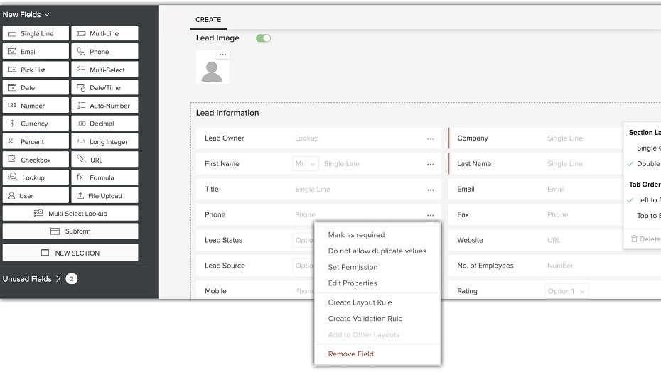 Zoho CRM's key strength lies in its versatility, offering businesses the freedom to tailor-fit their CRM according to their specific requirements.