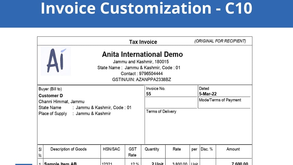 TallyPrime distinguishes itself with a highly optimized system for recording invoices, replete with a multitude of configurations and support for multiple billing modes.