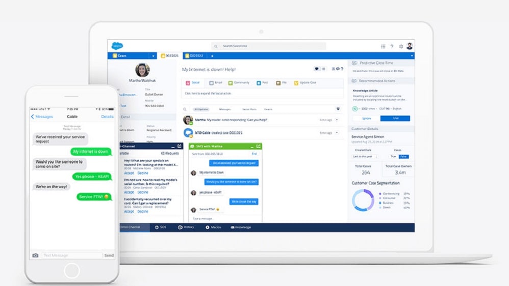 Salesforce's Omni-Channel Routing feature is a game-changer in the realm of case management.