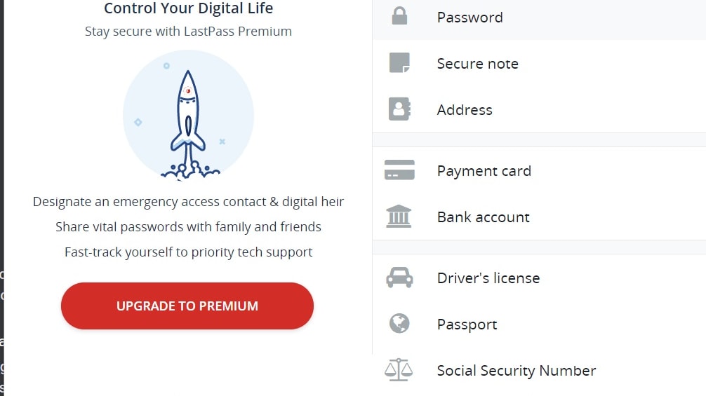 LastPass's interface stands out for its simplicity and accessibility across various platforms.