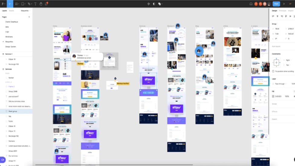 Figma's prowess lies in its ability to facilitate real-time collaboration on design projects. 