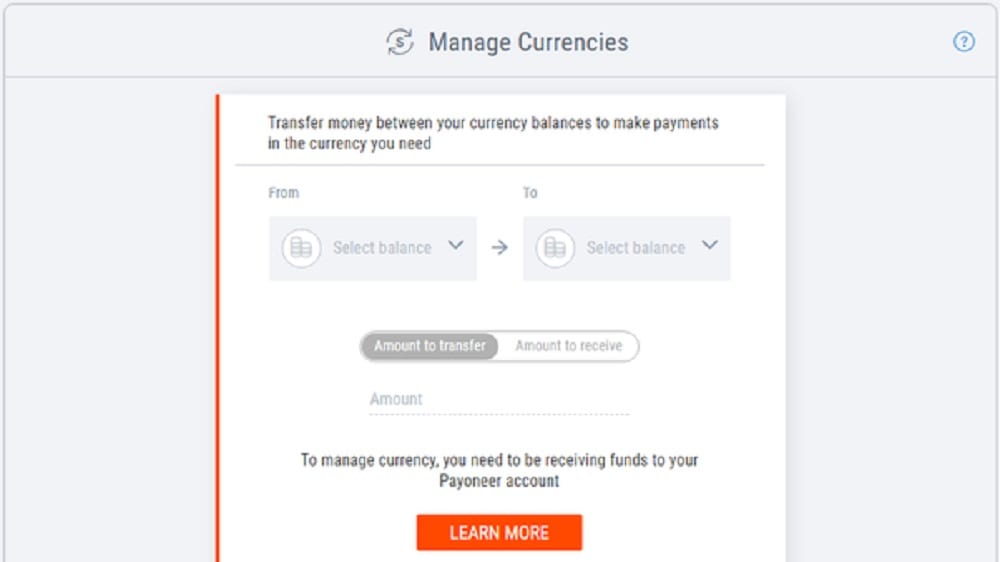 Payoneer stands out for its finely-tuned process, guaranteeing competitive exchange rates.