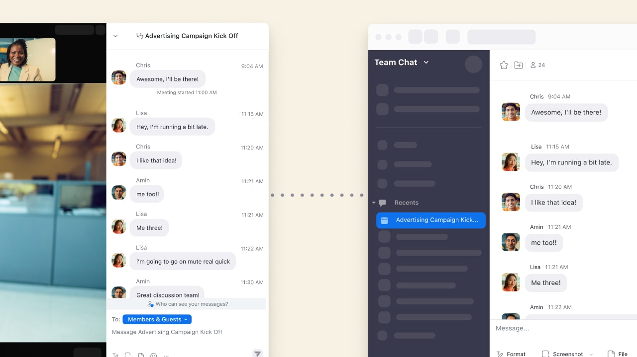 You and Your Team Can Continue Conversations Outside of Meetings with Zoom's Chat Feature