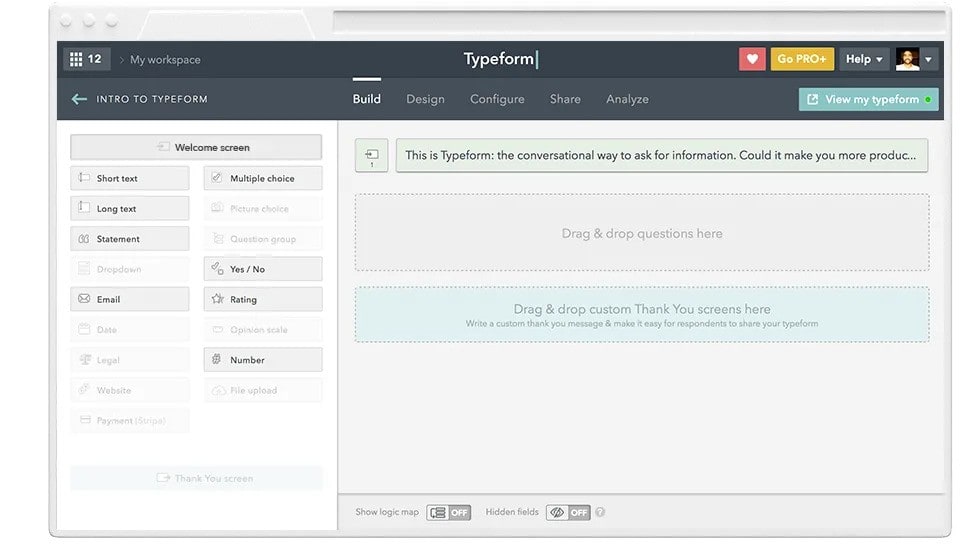 Typeform Chat Collects Responses to Your Typeform From Platforms Like Facebook to Increase Engagement