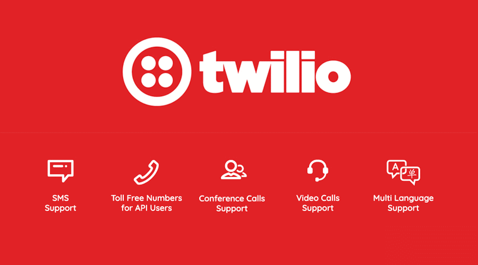 Twilio has democratized communications channels like voice, text, chat, and video by virtualizing the world’s telecommunications infrastructure through APIs that are simple enough for any developer to use, yet robust enough to power the world’s most demanding applications. More than 2 million developers around the world have used Twilio to unlock the magic of communications to improve any human experience. By making communications a part of every software developer's toolkit, Twilio is enabling innovators across every industry — from emerging leaders to the world’s largest organizations — to reinvent how companies engage with their customers.