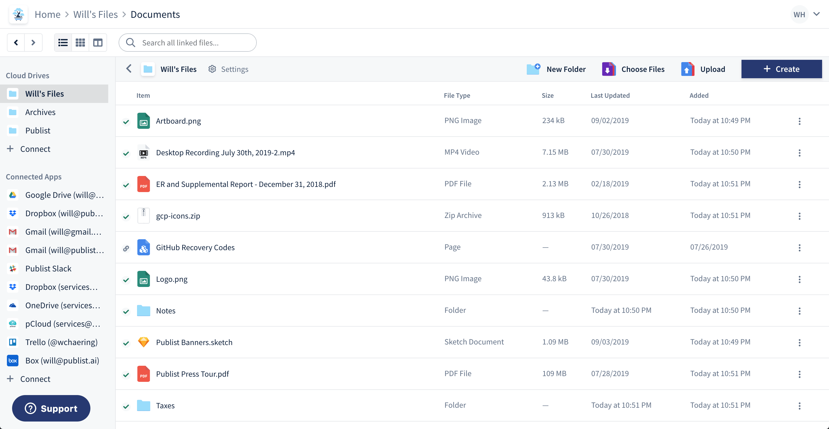 Conservez les fichiers de toutes vos applications organisées dans des dossiers virtuels. Nous voulions un seul gestionnaire de fichiers pour toutes nos applications. Les choses étaient plus simples lorsque les fichiers étaient sur notre bureau et nous n'avions besoin que de quelques dossiers pour garder les choses organisées. Alors que le cloud apportait de nombreux outils fantastiques, nos applications et nos données ont commencé à s'accumuler. Maintenant, nous avons nos fichiers répartis sur des tonnes d'applications: dans Dropbox, envoyés sur Slack, partagés sur Google Drive, en attente dans Docusign, en pièces jointes aux e-mails. Nous pensons que vous ne devriez pas avoir à vous soucier de rester organisé dans 10 endroits différents. Rethink est votre système d'organisation cloud universel.
