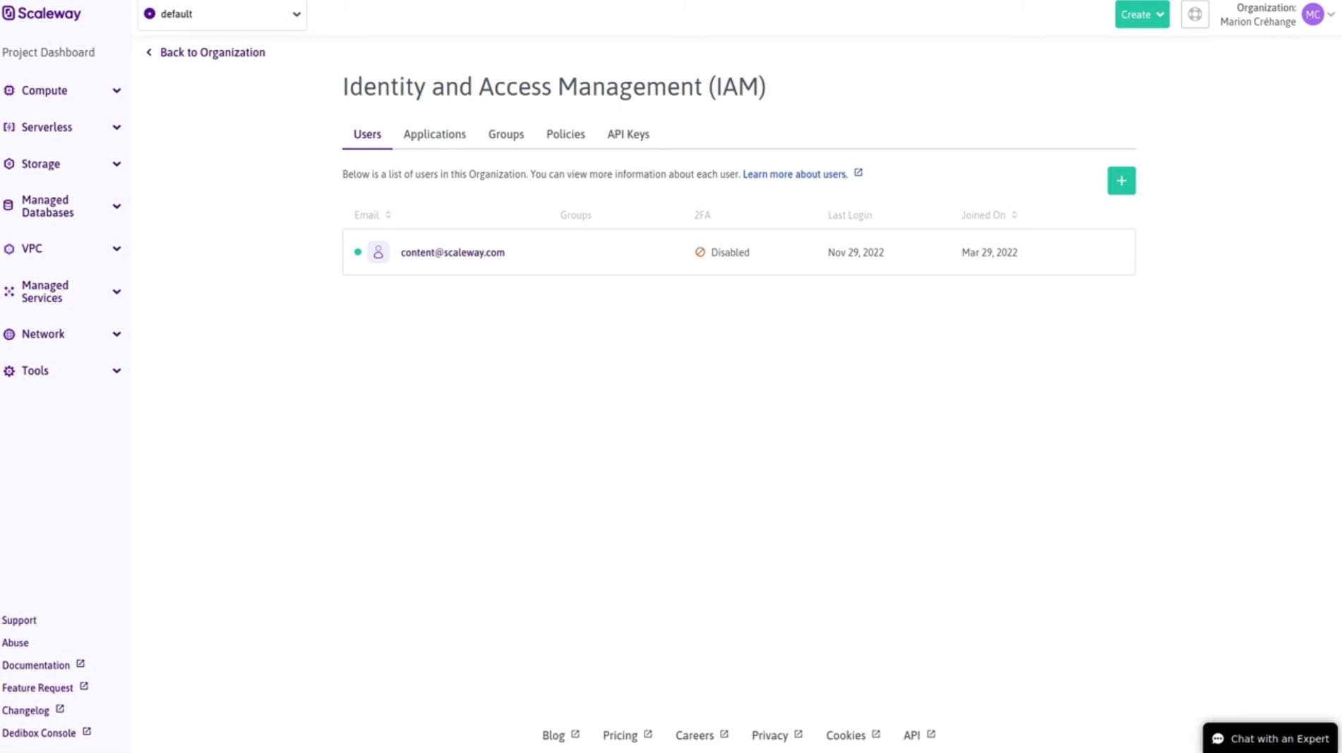 Identity and Access Management is Made Simple Through Scaleway