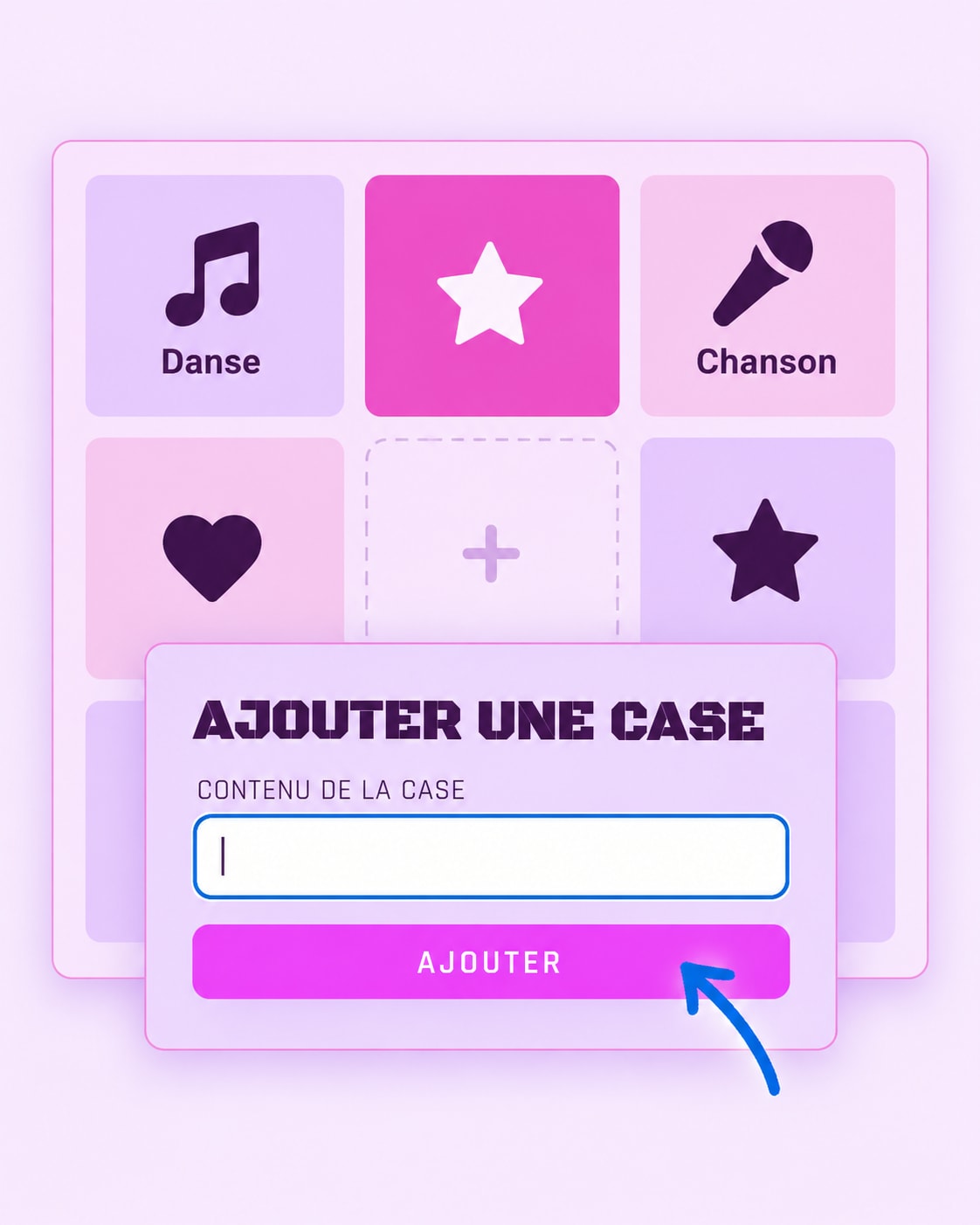 ÉTAPE 04 : Ajoutez votre contenu