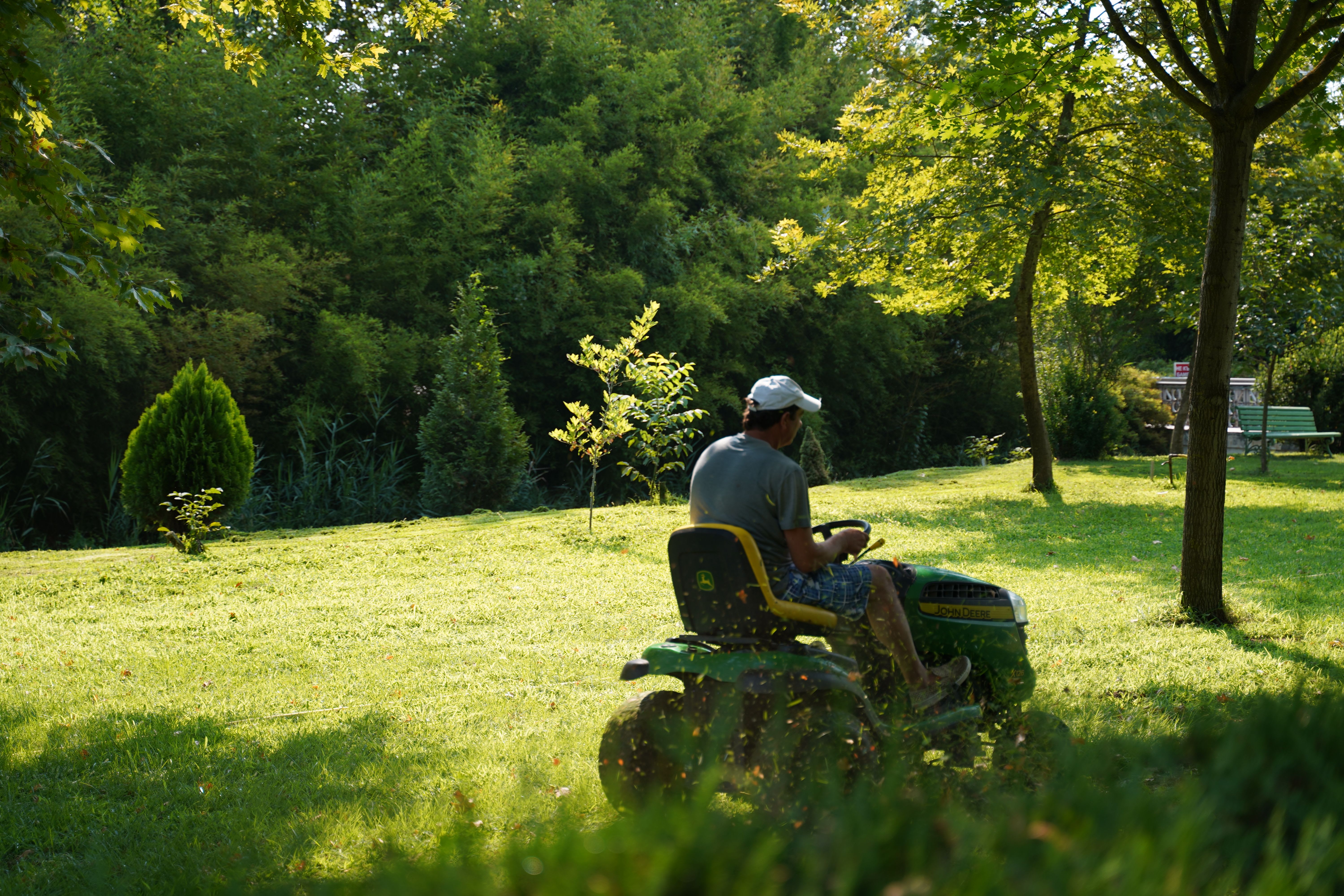 Tonte d’un jardin
