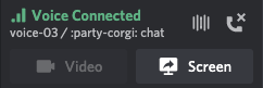 discord voice channel buttons