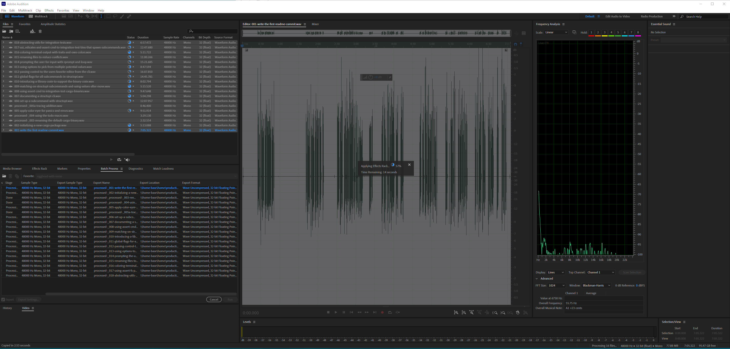 batch process sound normalizer software