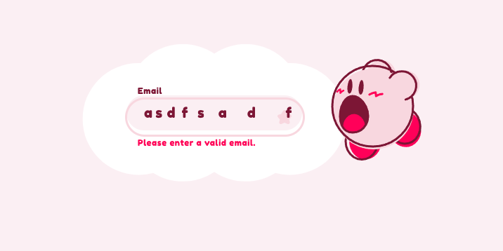 Kirby Form Validation by Tiffany Choong