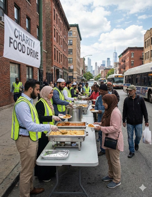 Charity food drive
